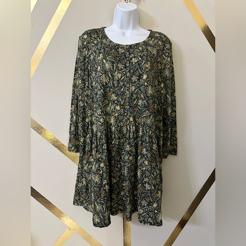 Peruvian Connection Winter Vine Tunic-new never worn - Picture 3 of 9